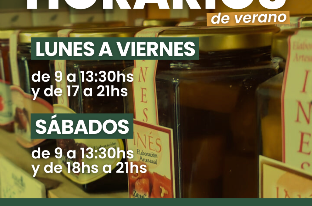 HORARIOS ⛱️🌞